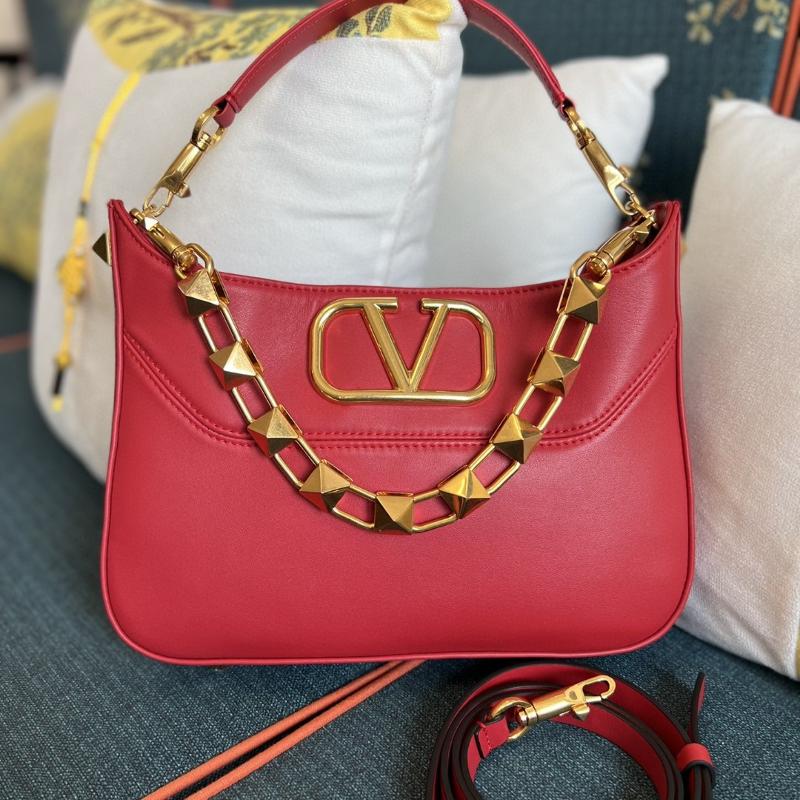 Valentino Shoulder Tote Bags VA0028 Plain Red